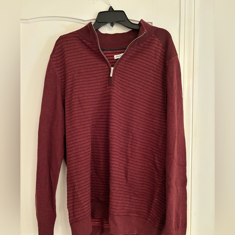 Brand new Tommy Bahamas red zip up sweater